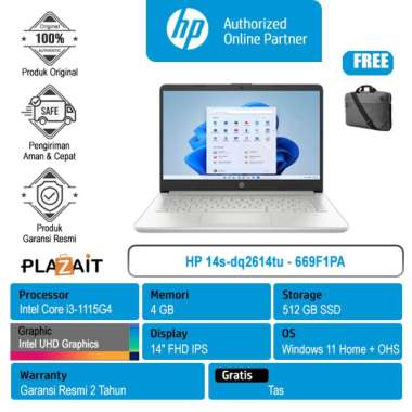 HP 14s-dq2614tu 669F1PA