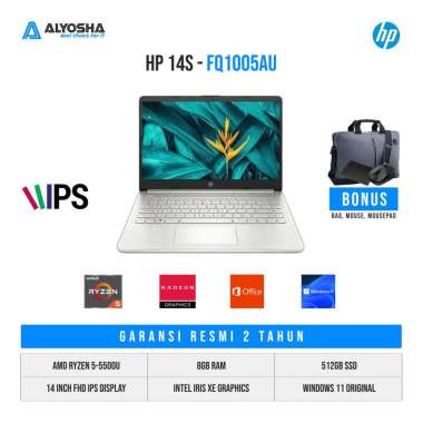 HP 14S-FQ1005AU Silver