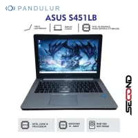 Asus S451LB Silver