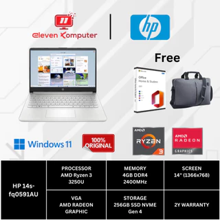 HP 14s-Fq0591au Ryzen3-3250U4GB256GB-SSD14"HDWIN11+OHS