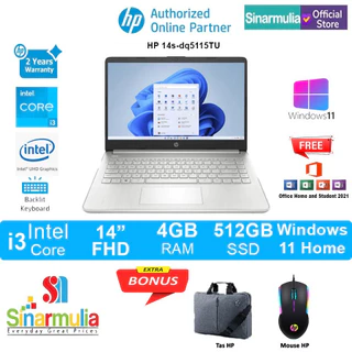 HP 14s-dq5115TU i3-1215U