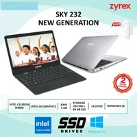 Zyrex 232-NGN4020RAM-4GBSSD-256GB+64GB-eMMCWIN10Tas Ransel