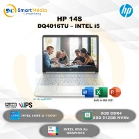 HP 14s-dq4016TU|i5-1155G7|512GB Ssd|iris