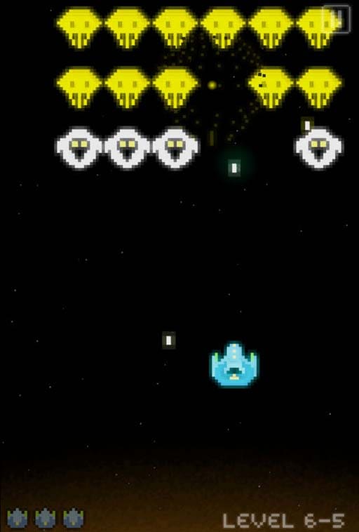 voxel invaders android game