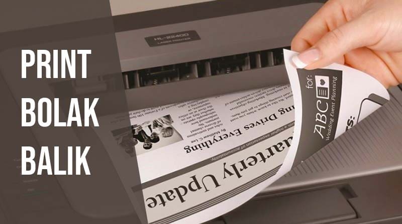 Cara Print Bolak Balik di Word, Excel dan PDF - BIGRIT